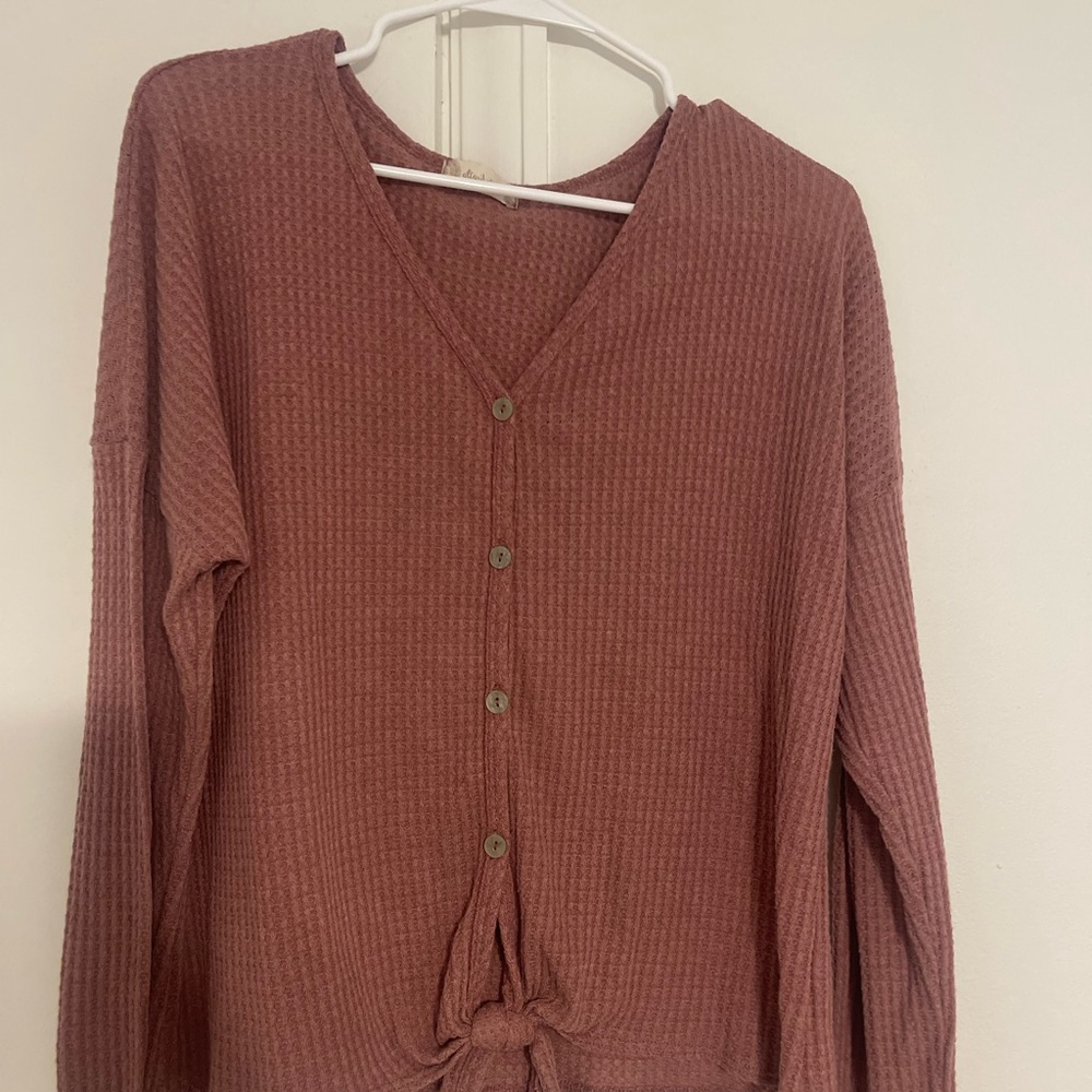 ALTAR’D STATE | waffle knit top